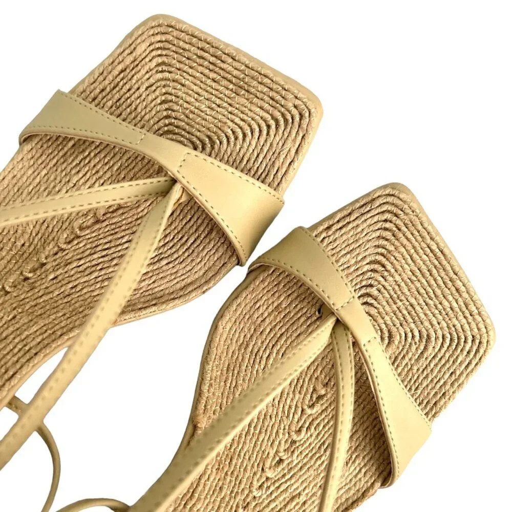 I.N.C. International Concepts SAWYER Women's Dress Heel Strappy Sandals Sand - Picture 4 of 7